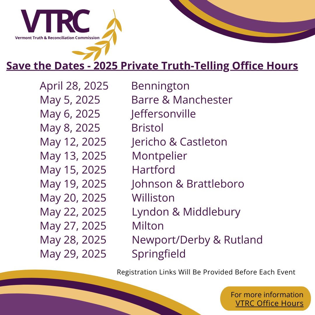 list of dates for private office hours